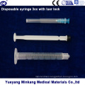 3 Parts Syringe 3cc (luer lock)